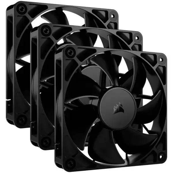 Вентилатори Corsair RS120 PWM Black 120mm Fan Triple Pack - CO-9050189-WW