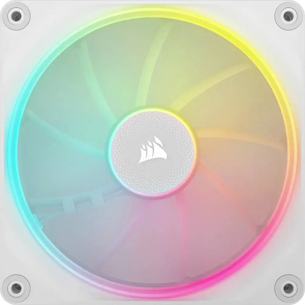 Вентилатор Corsair iCUE LINK LX140 RGB 140mm PWM Single Fan Expansion White - CO-9051031-WW