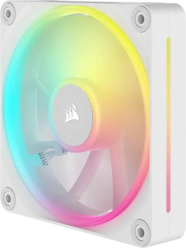 Вентилатори Corsair iCUE LINK LX120 RGB 120mm PWM Fans Starter Kit White - CO-9051030-WW