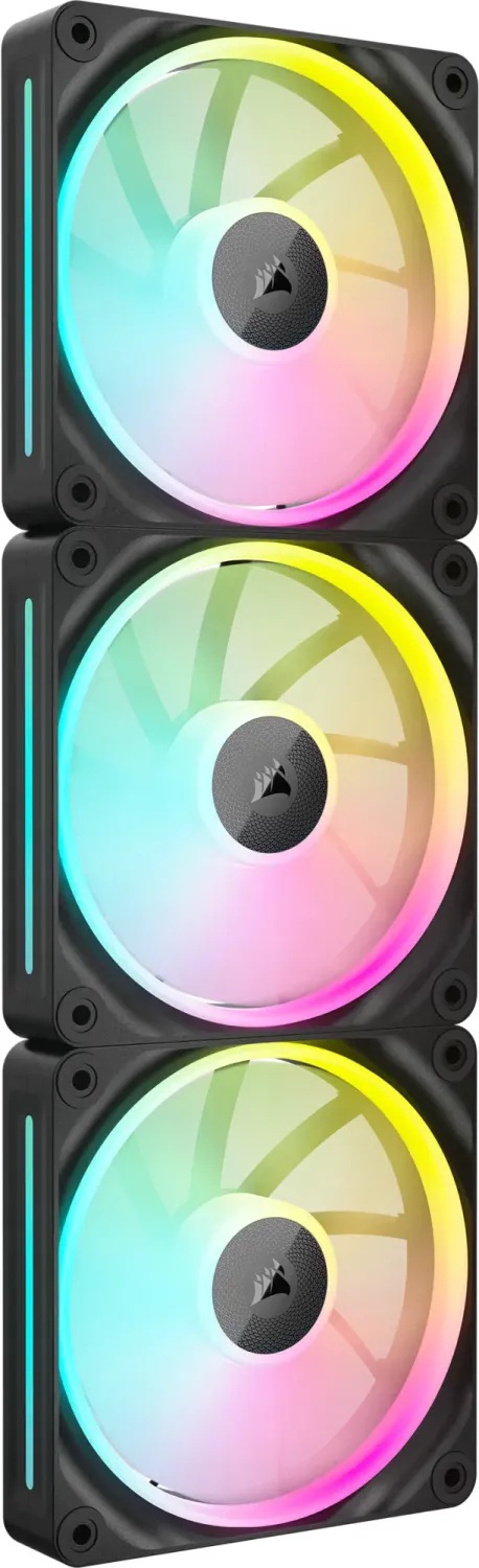 Вентилатори Corsair iCUE LINK LX120 RGB 120mm PWM Fans Starter Kit - CO-9051026-WW