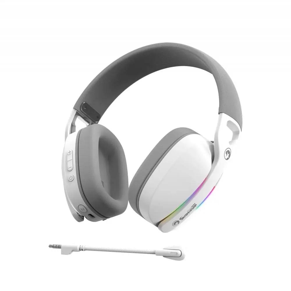 Marvo Геймърски слушалки Gaming Headphones Pulz 70S White - 7.1 RGB - MARVO-HG9086-WH