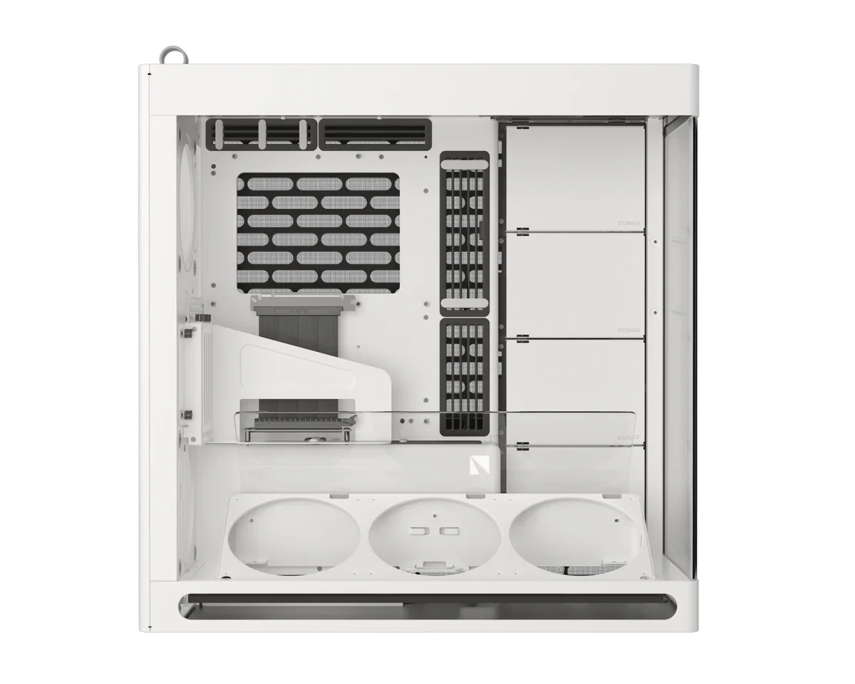 Кутия HAVN HS 420 VGPU Edition White Case E-ATX, PCIe Gen 5 riser included