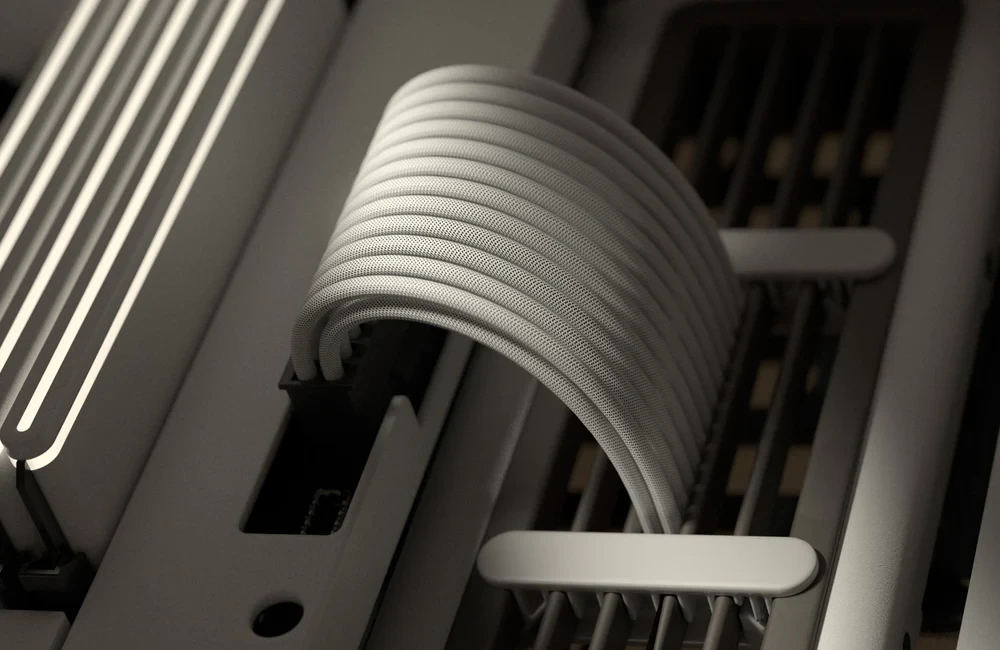 Кутия HAVN HS 420 VGPU Edition White Case E-ATX, PCIe Gen 5 riser included