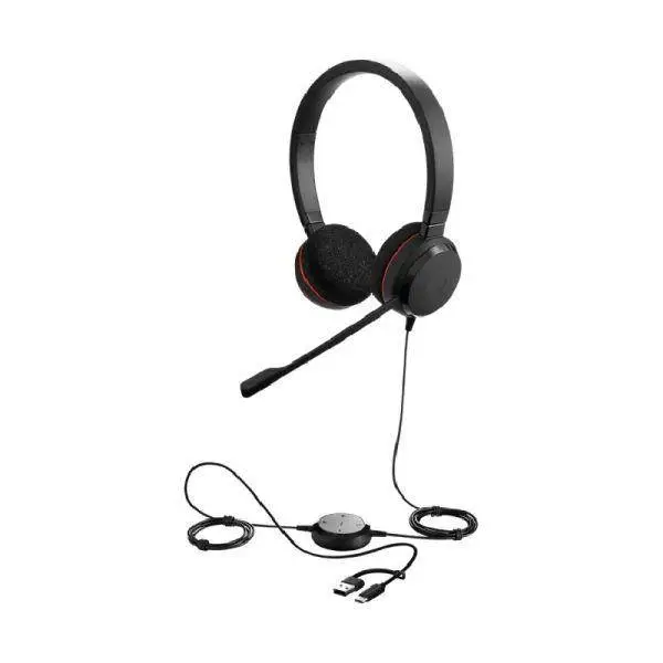 Căști cu microfon Jabra Evolve 20 MS Stereo USB-C/А Adapter