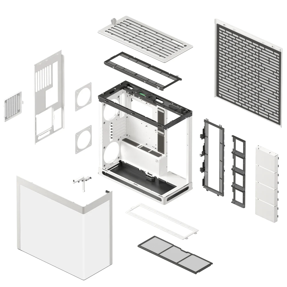 Кутия HAVN HS 420 Base Edition White Case E-ATX