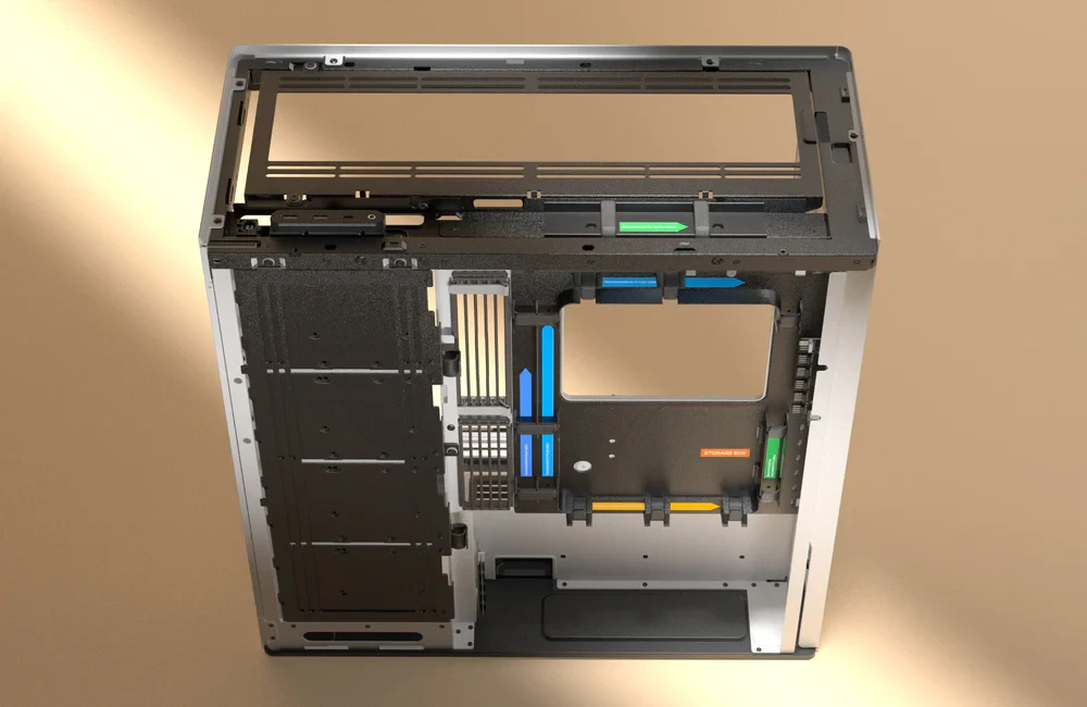Кутия HAVN HS 420 Base Edition White Case E-ATX