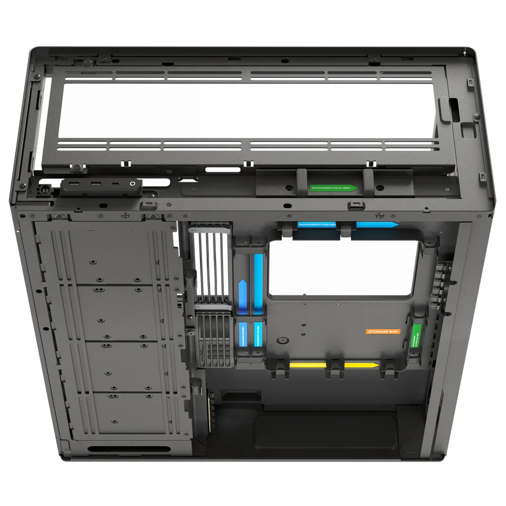 Кутия HAVN HS 420 Base Edition Black Case E-ATX