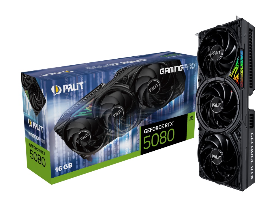 Видео карта Palit GeForce RTX 5080 GamingPro 16GB - NE75080019T2-GB2031A