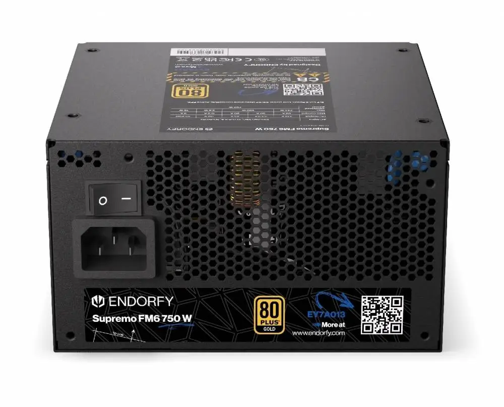 Захранване Endorfy Supremo FM6 750W 80+ Gold, PCIe 5.1, Fully Modular - EY7A013