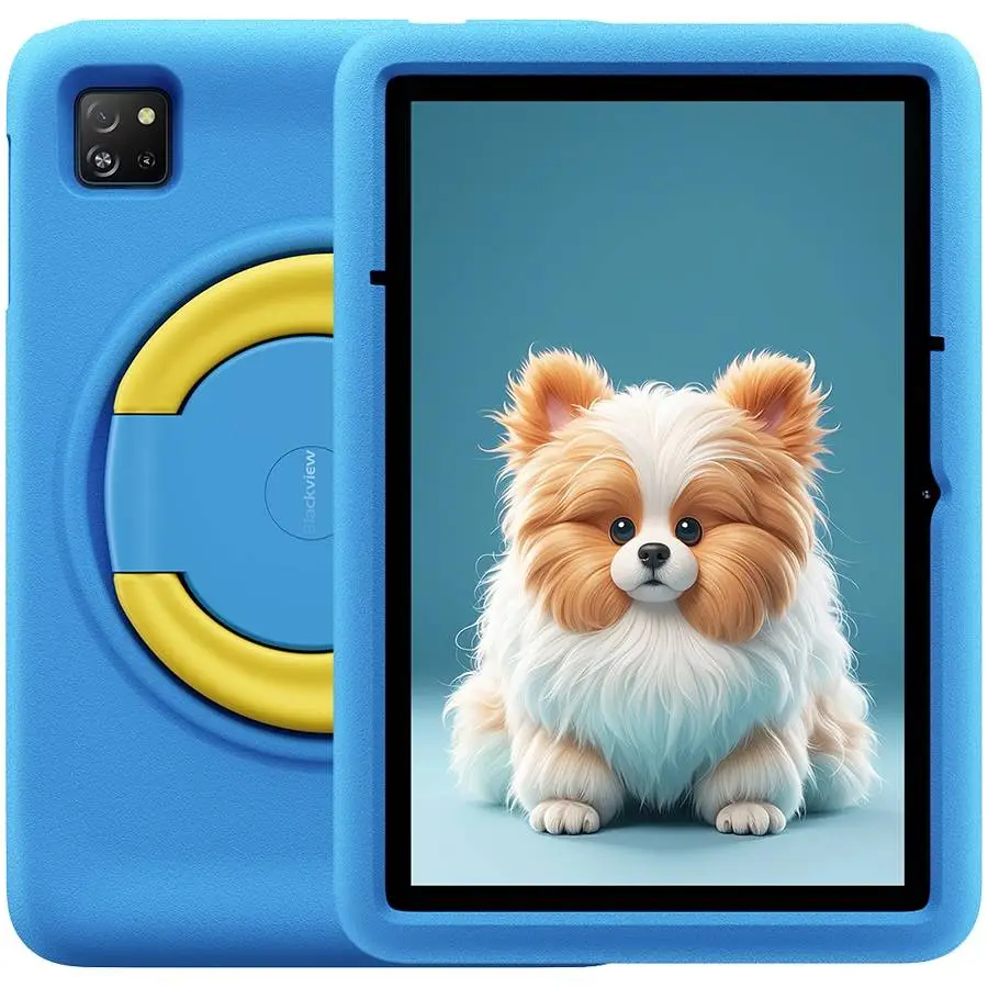 Таблет Blackview Tab A6 Kids WiFi 10.1" HD+ IPS, A523 Octa-core 1.8GHz, 4GB/128GB, 8MP/5MP, 5100mAh, Android 14, Ocean Blue
