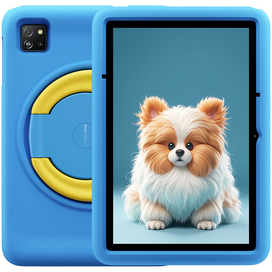 Таблет Blackview Tab A6 Kids WiFi 10.1" HD+ IPS, A523 Octa-core 1.8GHz, 4GB/128GB, 8MP/5MP, 5100mAh, Android 14, Ocean Blue