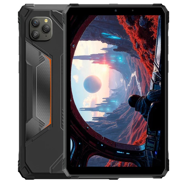 Таблет Blackview Active 5 Rugged 8.68" HD+ 90Hz, T615 Octa-core, 8GB/128GB, 16MP/13MP, 6600 mAh, Android 15, NFC, Black