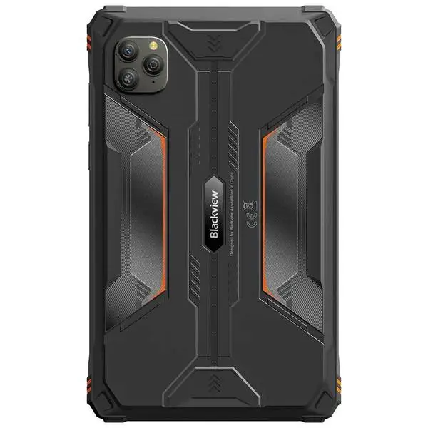 Таблет Blackview Active 5 Rugged 8.68" HD+ 90Hz, T615 Octa-core, 8GB/128GB, 16MP/13MP, 6600 mAh, Android 15, NFC, Black/Orange