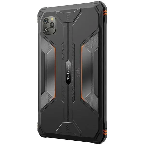 Таблет Blackview Active 5 Rugged 8.68" HD+ 90Hz, T615 Octa-core, 8GB/128GB, 16MP/13MP, 6600 mAh, Android 15, NFC, Black/Orange