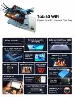 Таблет Blackview Tab 60 WiFi 10.1" HD+ IPS, A523 Octa-core 1.8GHz, 4GB/128GB, 8MP/5MP, 5100mAh, Android 14, Slate Grey