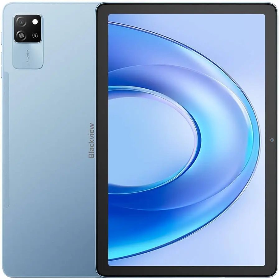 Таблет Blackview Tab 60 Pro 10.1" HD+, T606 Octa-core, 4GB/256GB, 8MP/5MP, 7,700 mAh, Android 15, Sunny Sky Blue