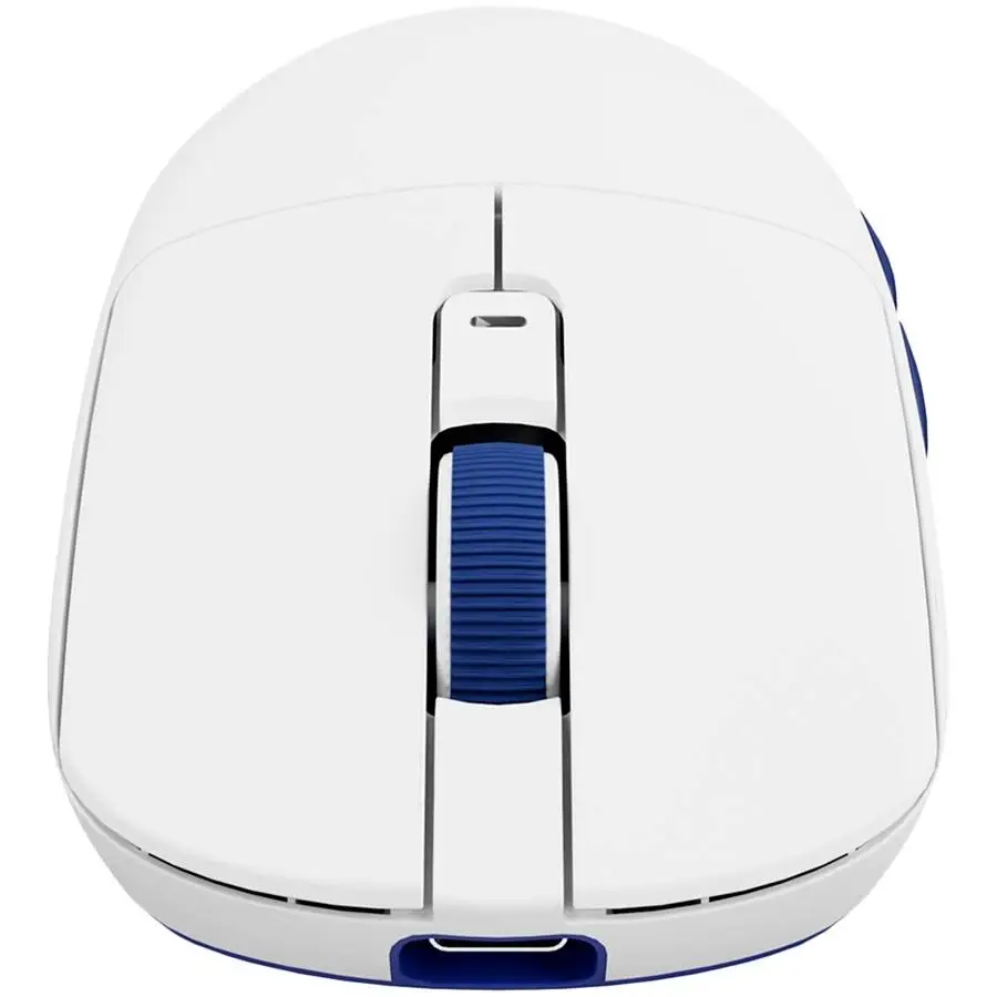 Геймърска мишка ROYAL KLUDGE M30 White Blue Gaming Mouse PAW 33111K - RK-M30-WHBLU