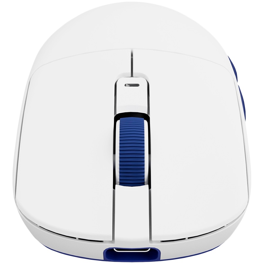 Геймърска мишка ROYAL KLUDGE M30 White Blue Gaming Mouse PAW 33111K - RK-M30-WHBLU