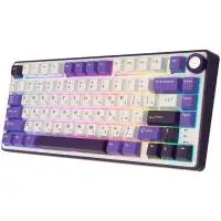 Геймърска клавиатура ROYAL KLUDGE R75 Blackberry Mousse Gaming Keyboard K silver switch
