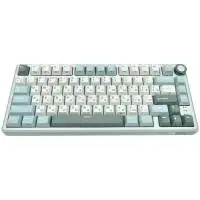Геймърска клавиатура ROYAL KLUDGE R75 Sky Cyan Gaming Keyboard K silver switch