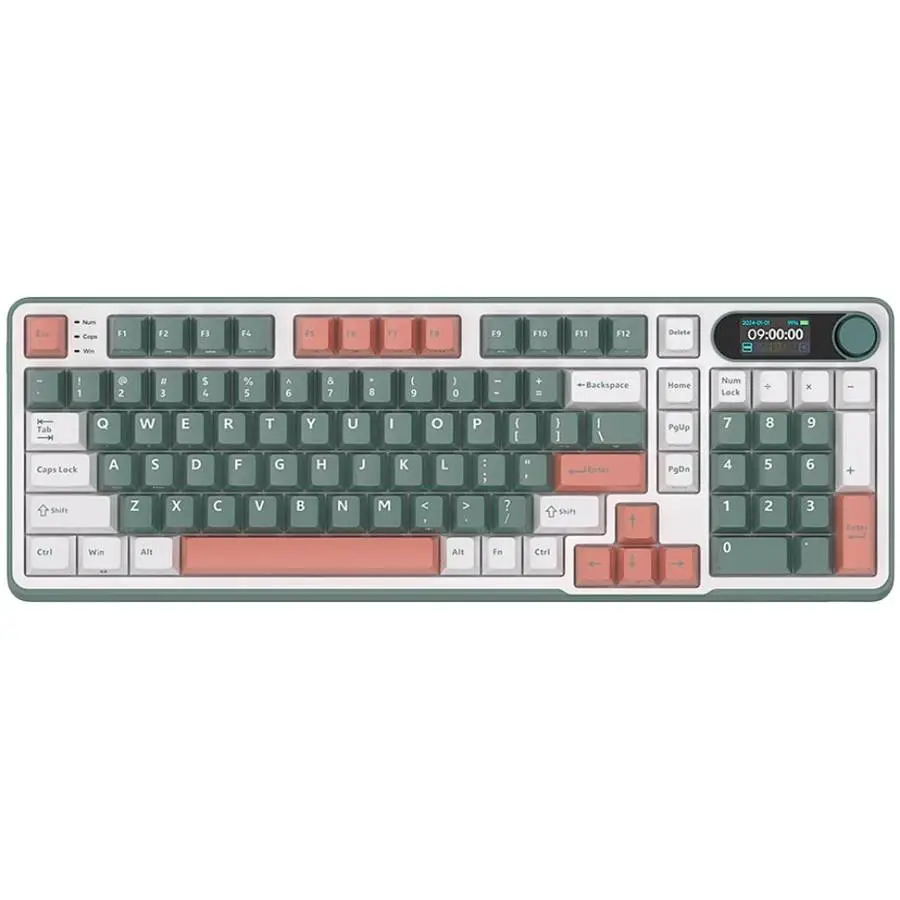 Tastatură de gaming ROYAL KLUDGE RK-S98 Camping Green Gaming Keyboard Chartreuse switch