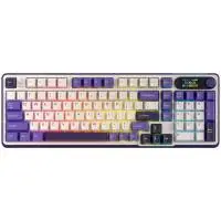 Геймърска клавиатура ROYAL KLUDGE RK-S98 Blackberry Mousse Gaming Keyboard Chartreuse switch