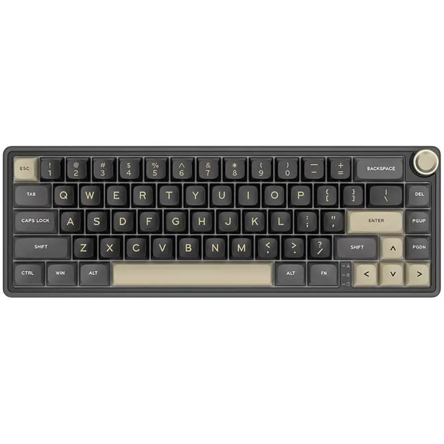 Геймърска клавиатура ROYAL KLUDGE R65 Phantom Gaming Keyboard Chartreuse switch