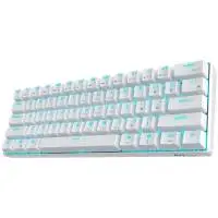 Геймърска клавиатура ROYAL KLUDGE RK61 White Gaming Keyboard Red switch
