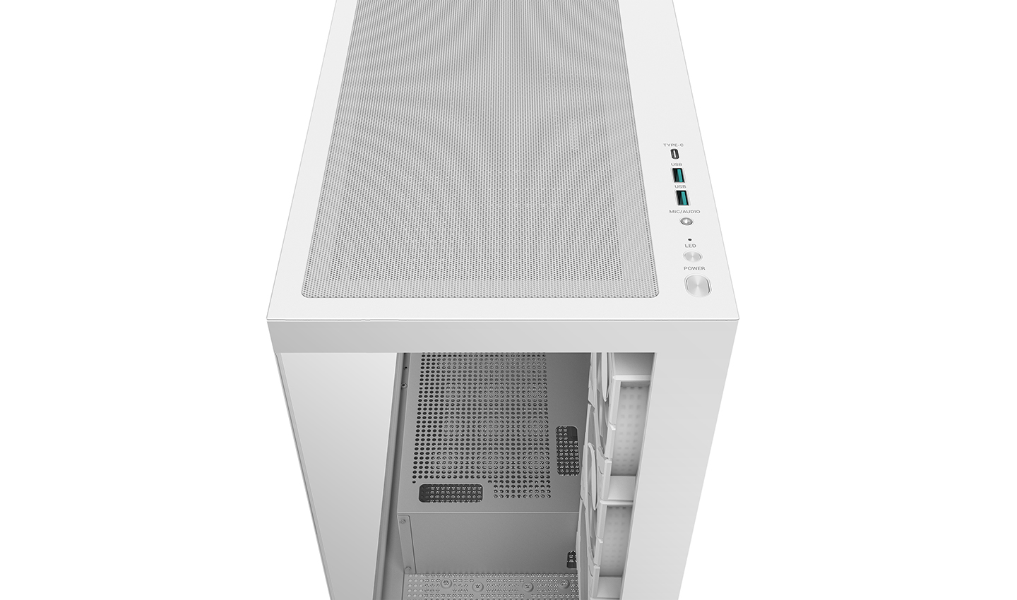 Кутия DeepCool CG580 4F WH Mid-Tower Panoramic ATX Case