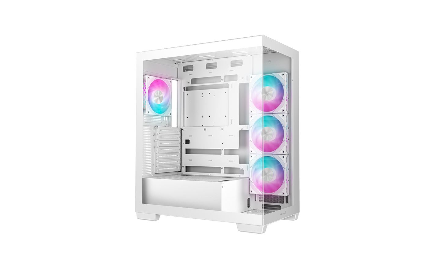Кутия DeepCool CG580 4F WH Mid-Tower Panoramic ATX Case
