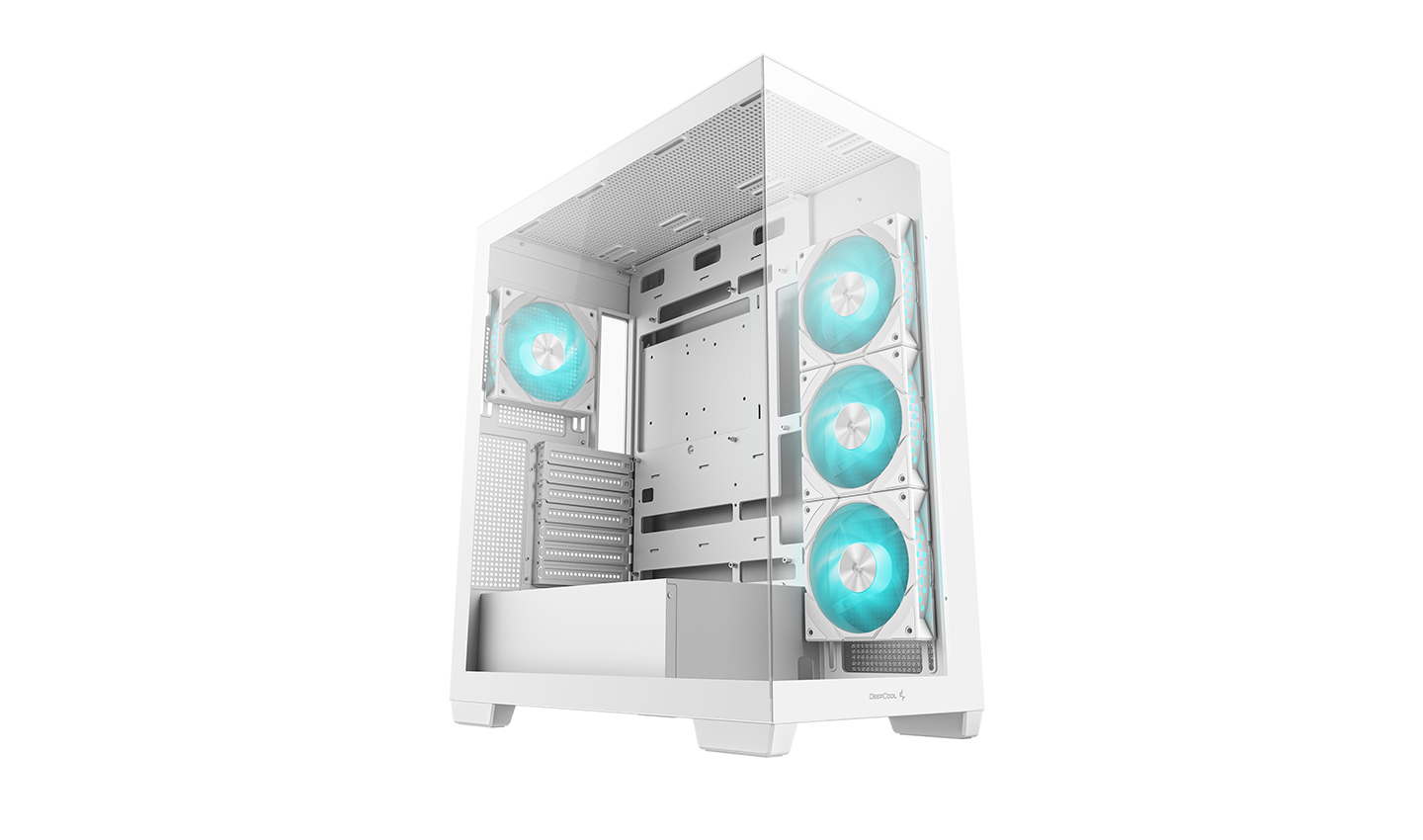 Кутия DeepCool CG580 4F WH Mid-Tower Panoramic ATX Case