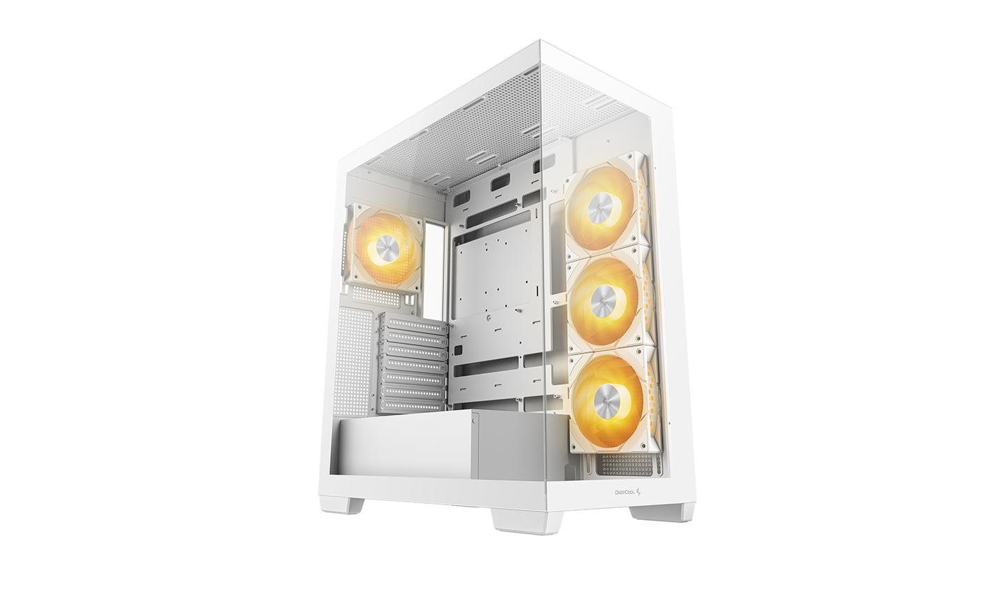 Кутия DeepCool CG580 4F WH Mid-Tower Panoramic ATX Case