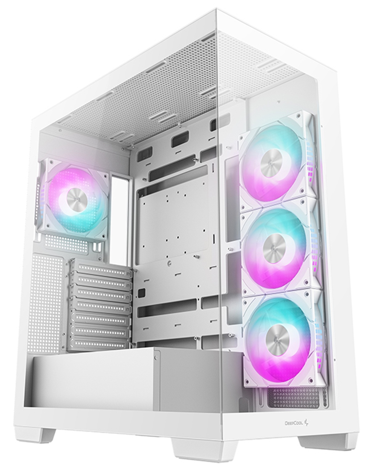 Кутия DeepCool CG580 4F WH Mid-Tower Panoramic ATX Case