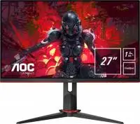 Монитор AOC 27G2U5/BK 27", IPS, FHD 1920x1080, 75Hz, 1ms, DP, HDMI, AMD FreeSync