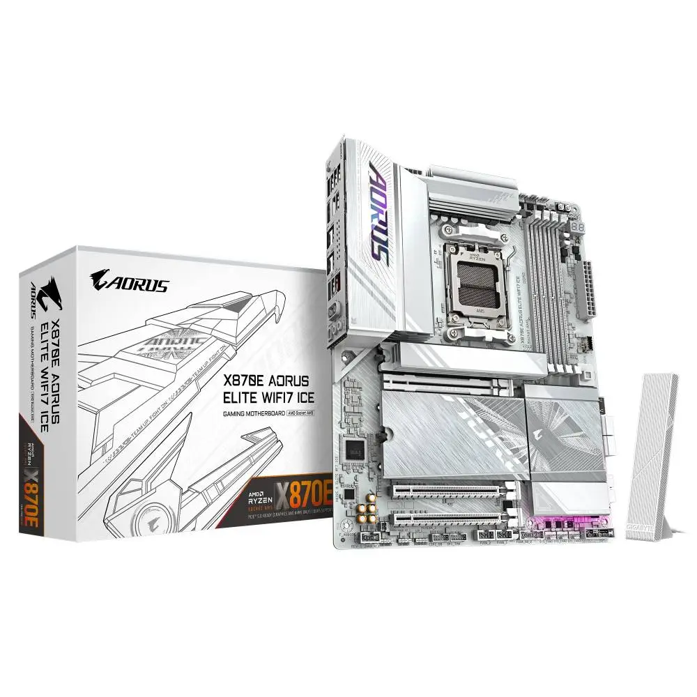 Дънна платка Gigabyte X870E A ELITE WF7 ICE AM5