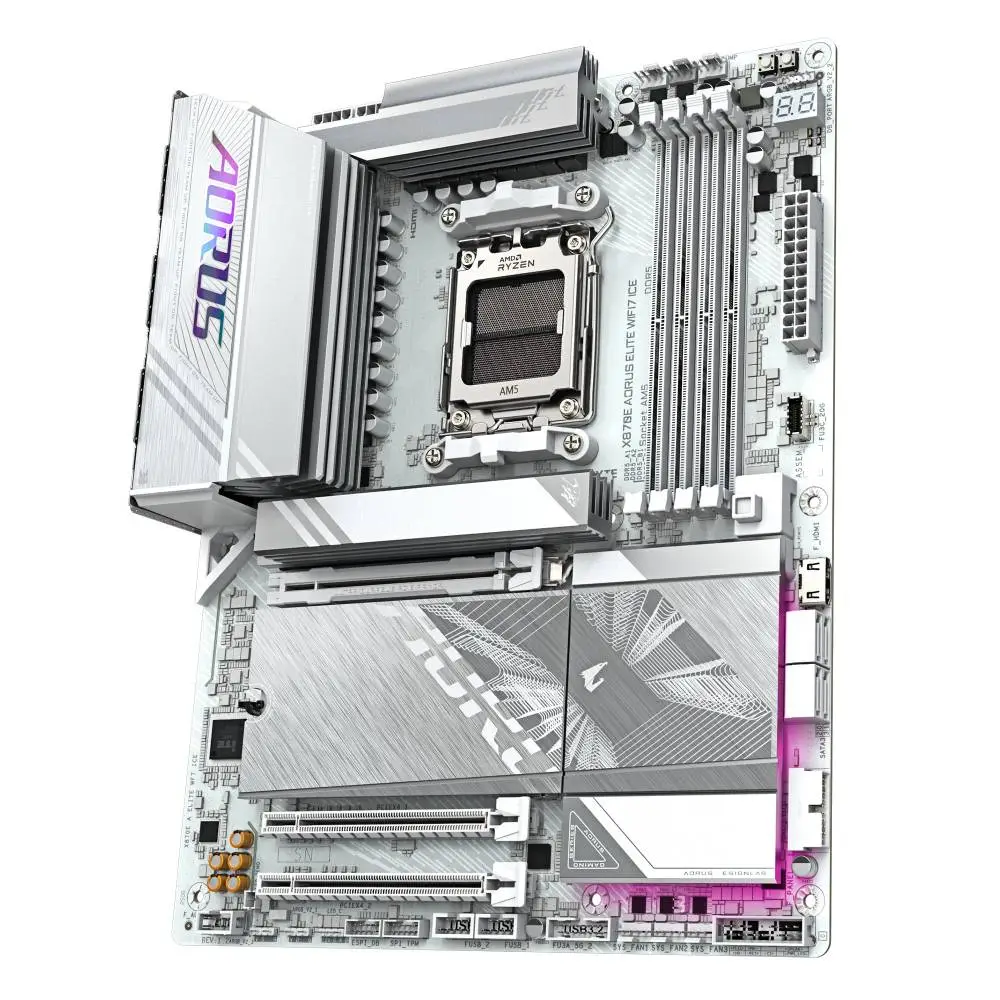 Дънна платка Gigabyte X870E A ELITE WF7 ICE AM5