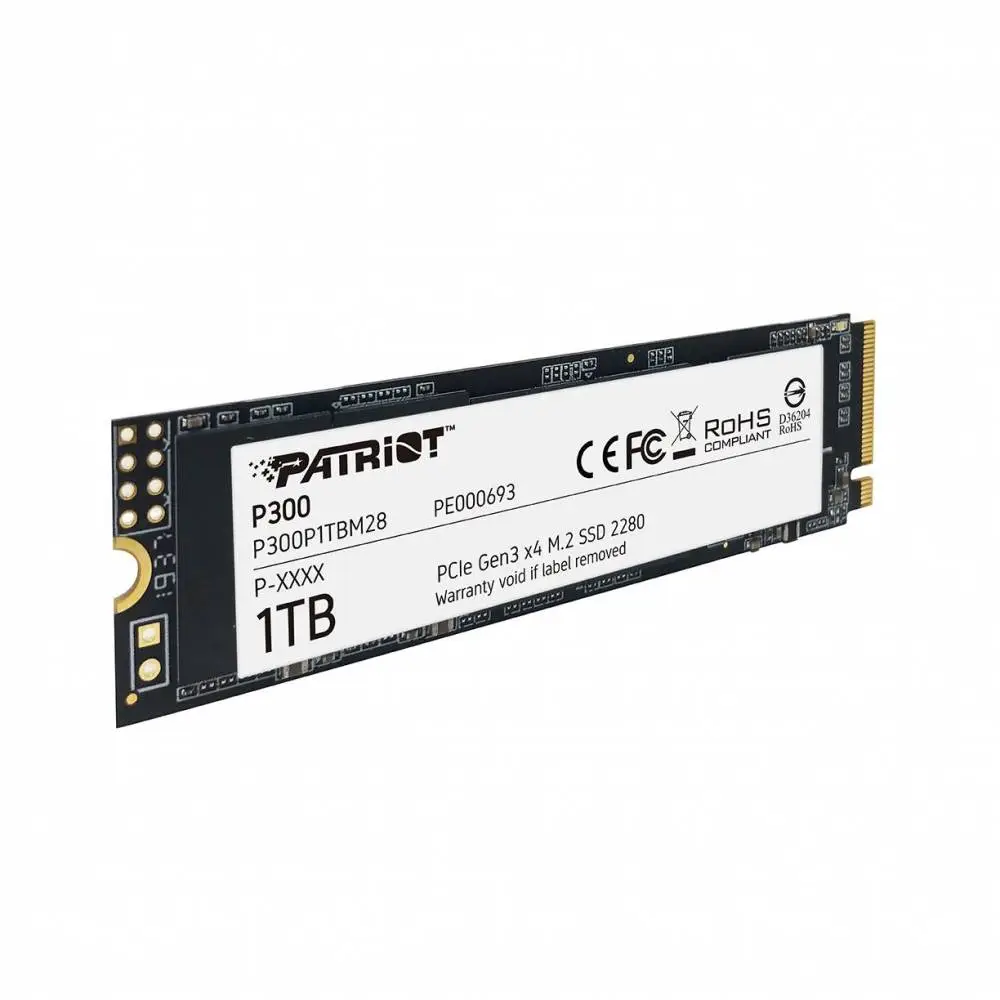 Диск SSD Patriot P300 128GB M.2 2280 PCIe Gen3x4 - P300P1TBM28