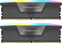 Памет Corsair Vengeance Black RGB 64GB (2x32GB) DDR5 6000MHz CL40 EXPO/XMP - CMH64GX5M2B6000Z40