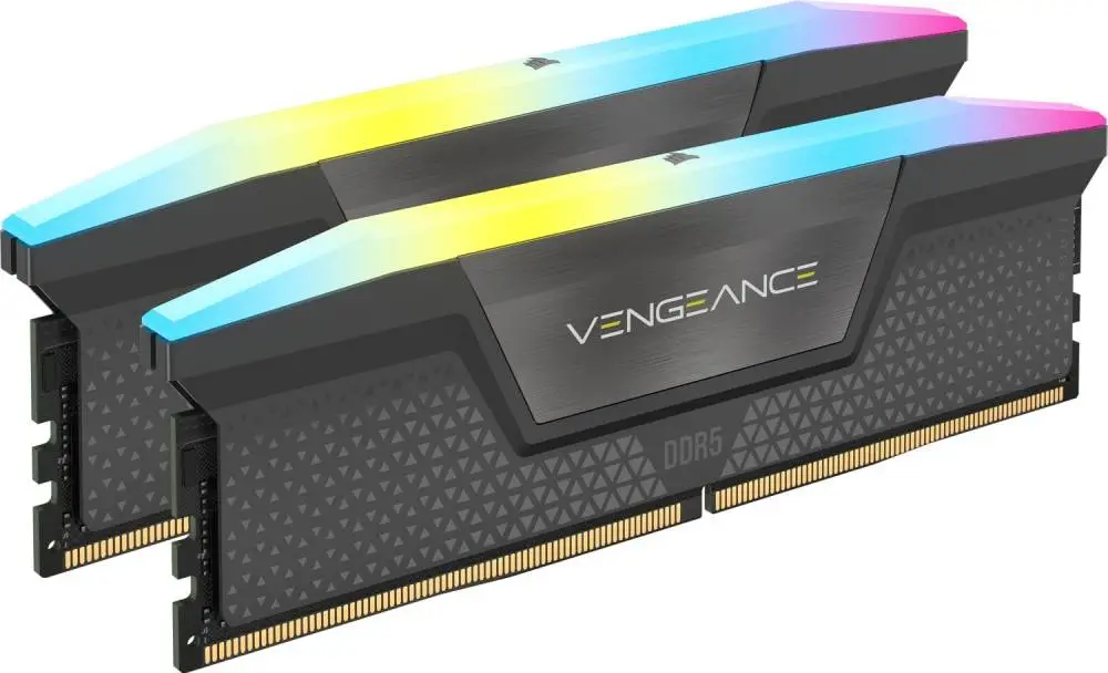Памет Corsair Vengeance Black RGB 64GB (2x32GB) DDR5 6000MHz CL40 EXPO/XMP - CMH64GX5M2B6000Z40