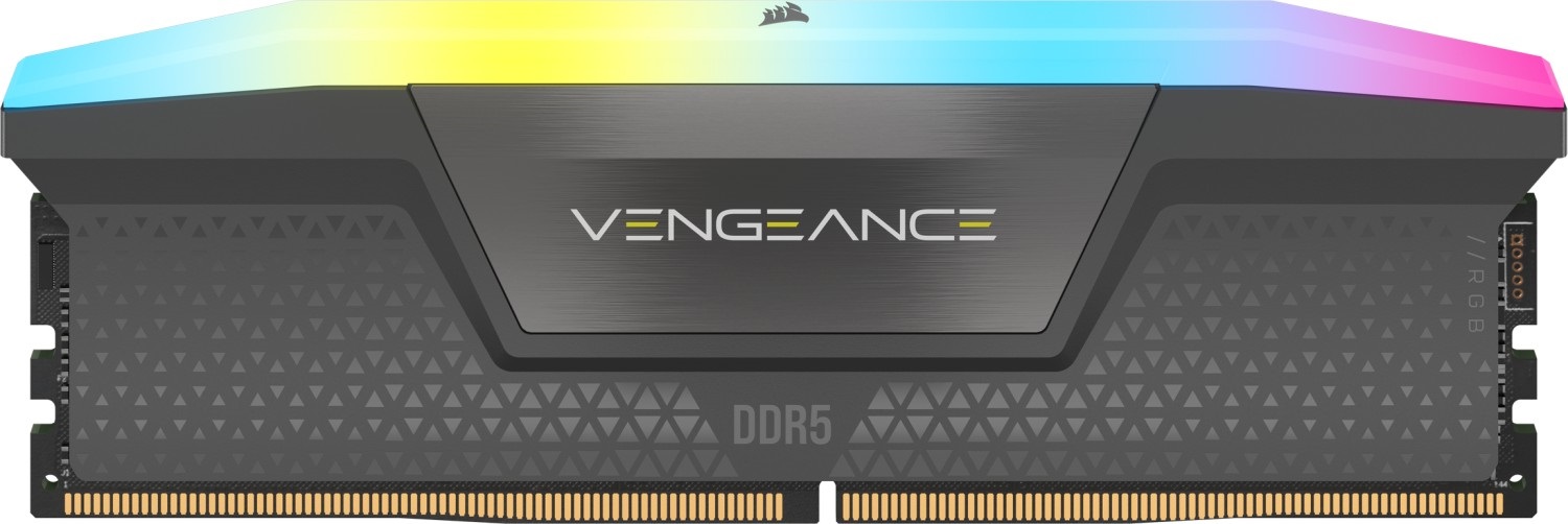 Памет Corsair Vengeance Black RGB 64GB (2x32GB) DDR5 6000MHz CL40 EXPO/XMP - CMH64GX5M2B6000Z40