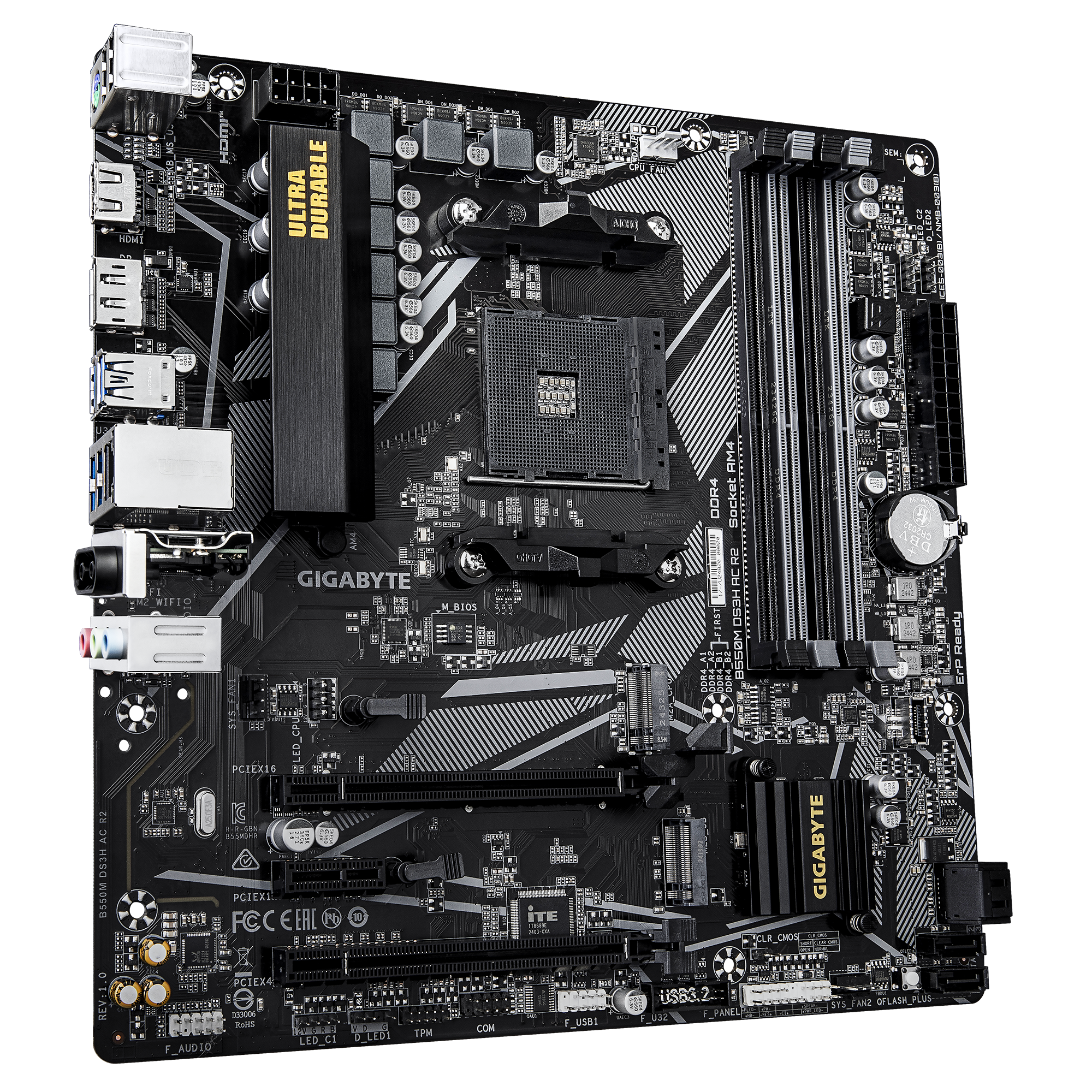 Дънна платка Gigabyte B550M DS3H AC R2 AM4