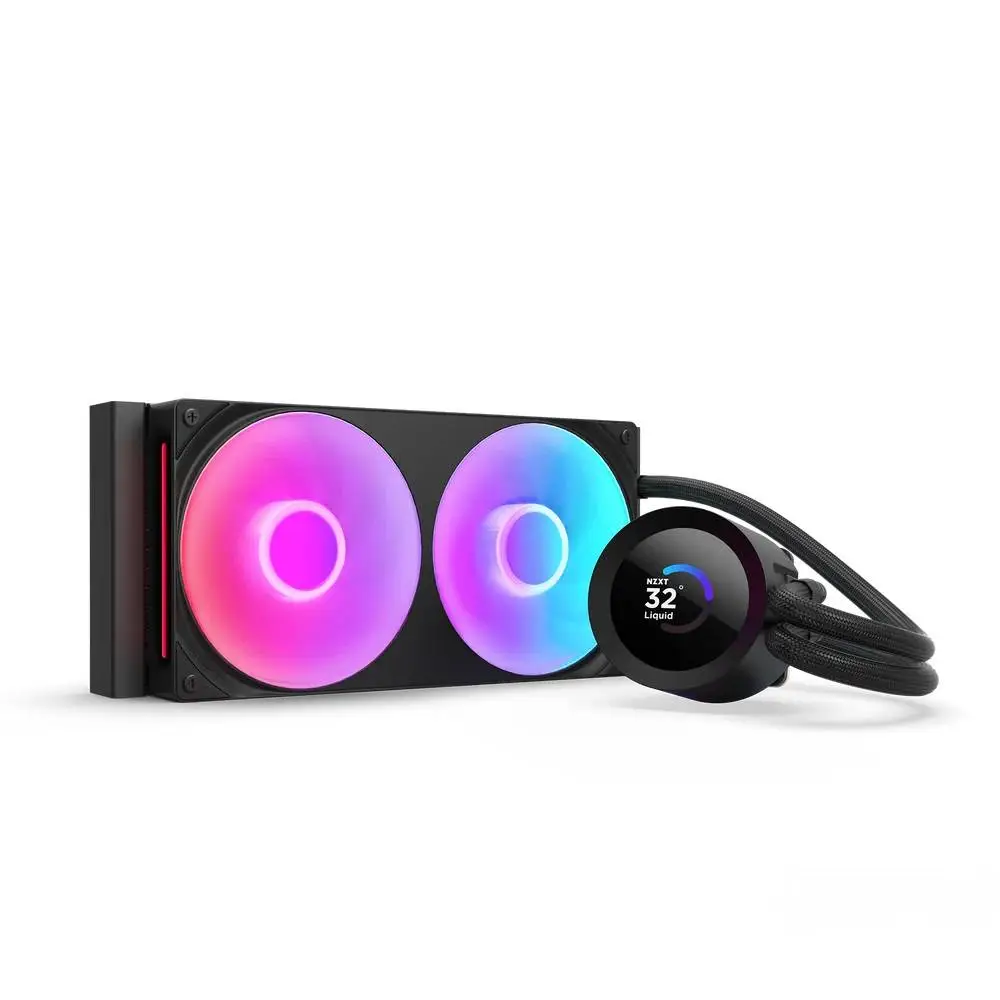 Водно охлаждане за процесор NZXT Kraken Plus 240 RGB LCD Display - Black