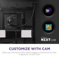 Водно охлаждане за процесор NZXT Kraken Plus 240 LCD Display - Black