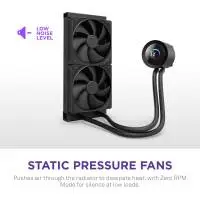 Водно охлаждане за процесор NZXT Kraken Plus 240 LCD Display - Black