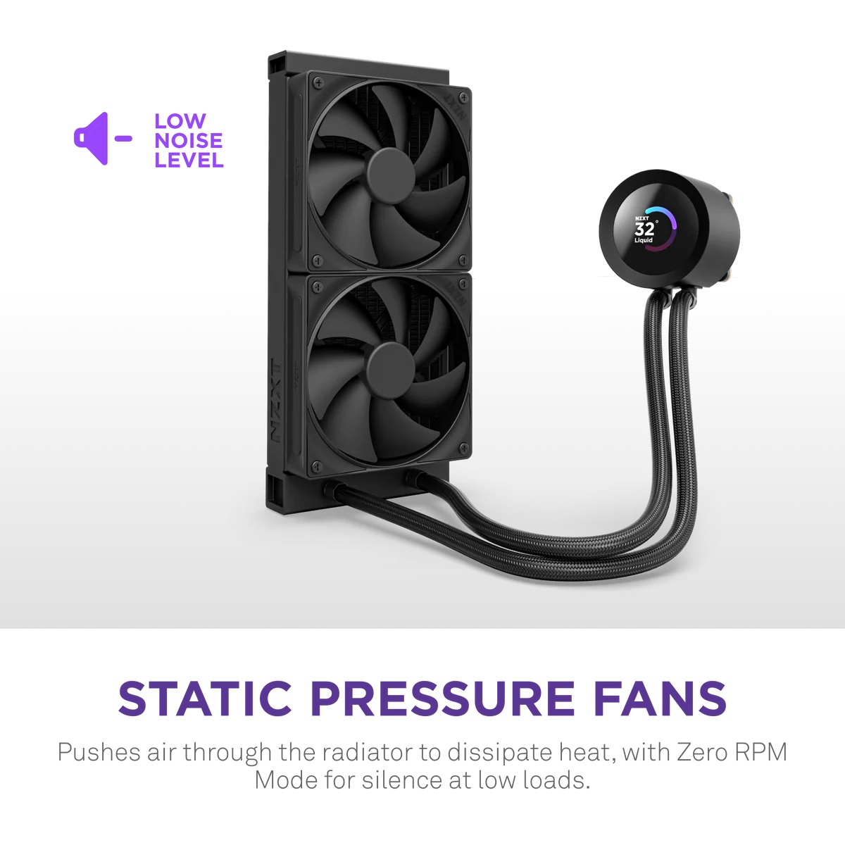 Водно охлаждане за процесор NZXT Kraken Plus 240 LCD Display - Black
