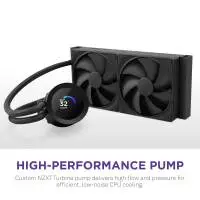 Водно охлаждане за процесор NZXT Kraken Plus 280 LCD Display - Black