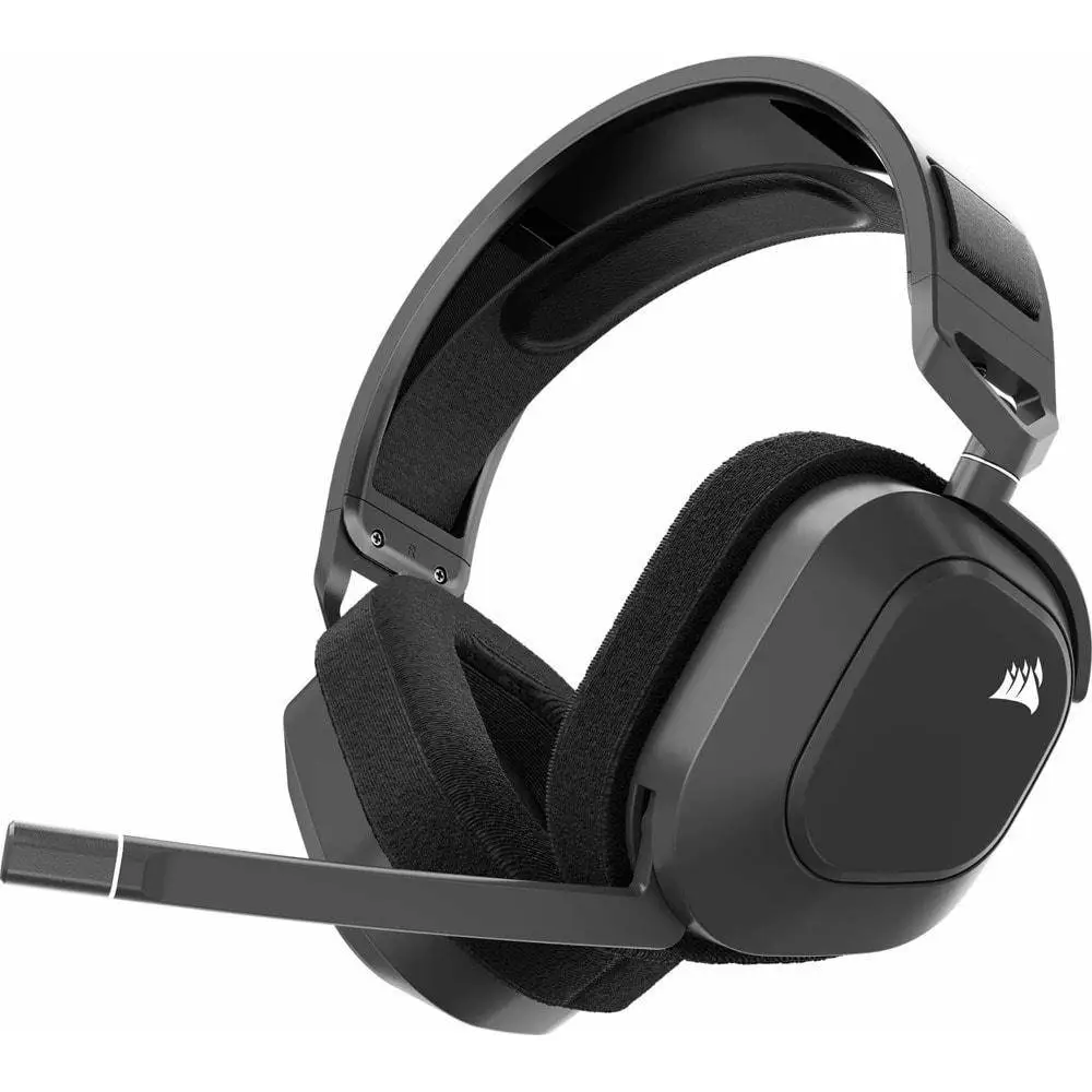 Геймърски слушалки с микрофон Corsair HS80 MAX Steel Grey безжични и блутут PC/PS5/PS4