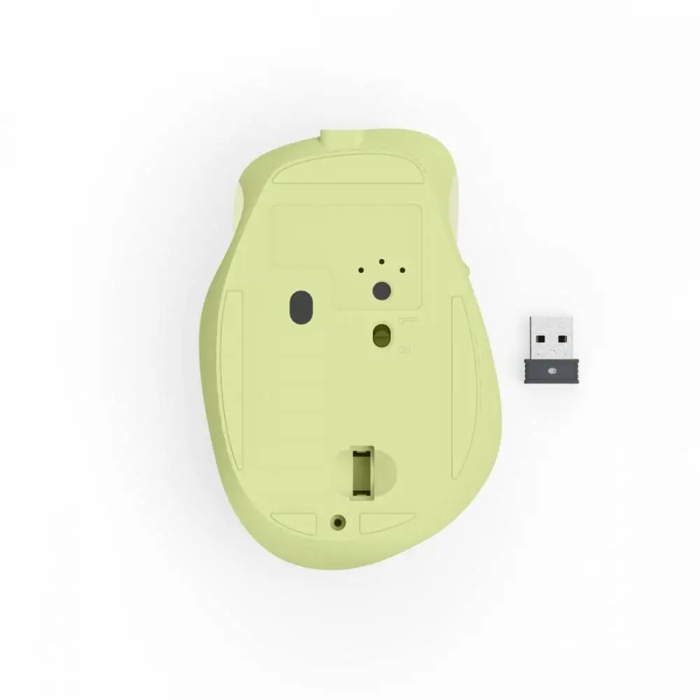 HAMA Безжична оптична мишка WM-500 Recharge, зелена, 6 бут.,800/1200/1600 dpi, безшумна