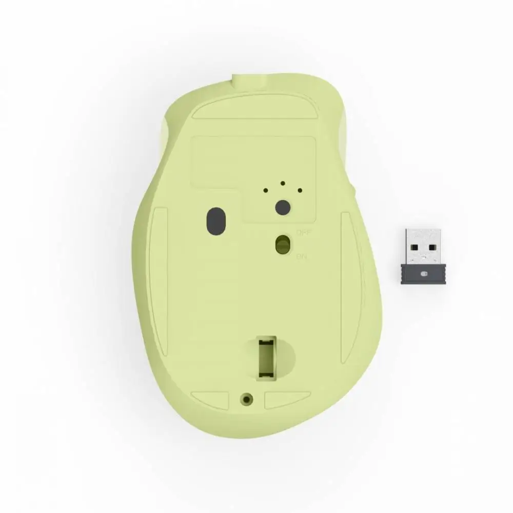 HAMA Безжична оптична мишка WM-500 Recharge, зелена, 6 бут.,800/1200/1600 dpi, безшумна