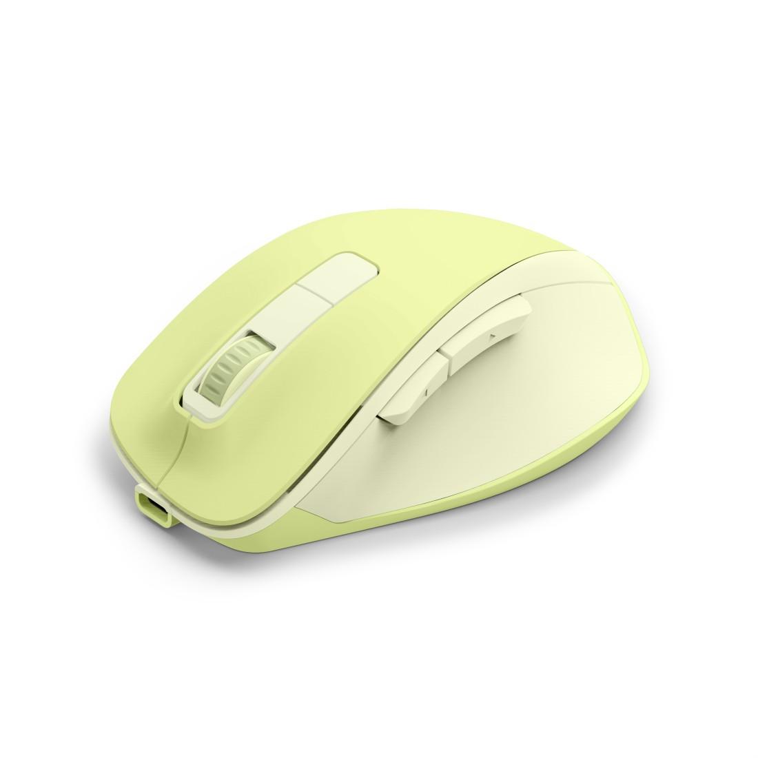 HAMA Безжична оптична мишка WM-500 Recharge, зелена, 6 бут.,800/1200/1600 dpi, безшумна